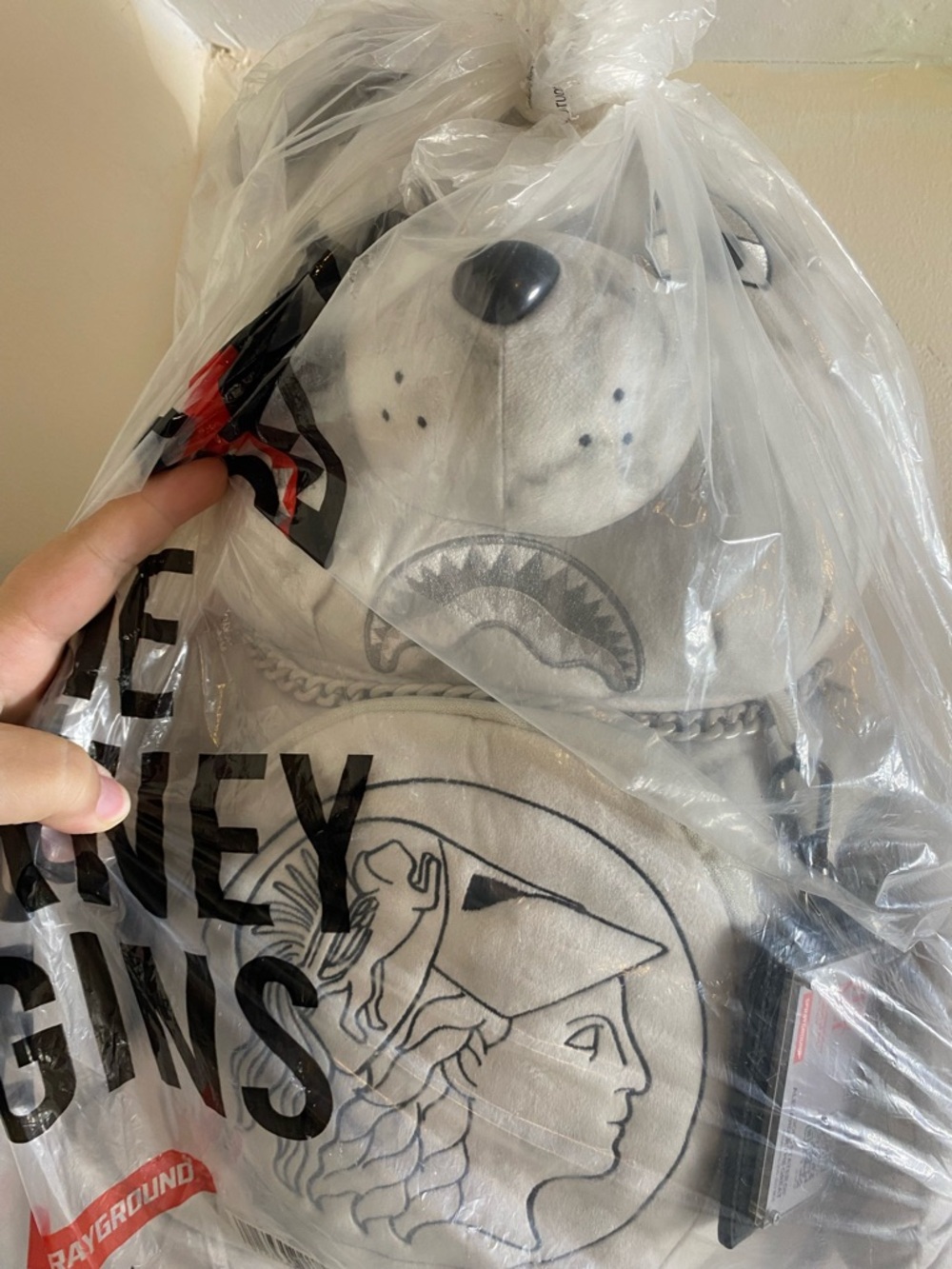NEW Sprayground Plush Backpack The Met limited edition Alexander the Great NWT - Picture 10 of 12